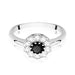 Inel Aur 14K W529 Diamant Negru 0.50ct