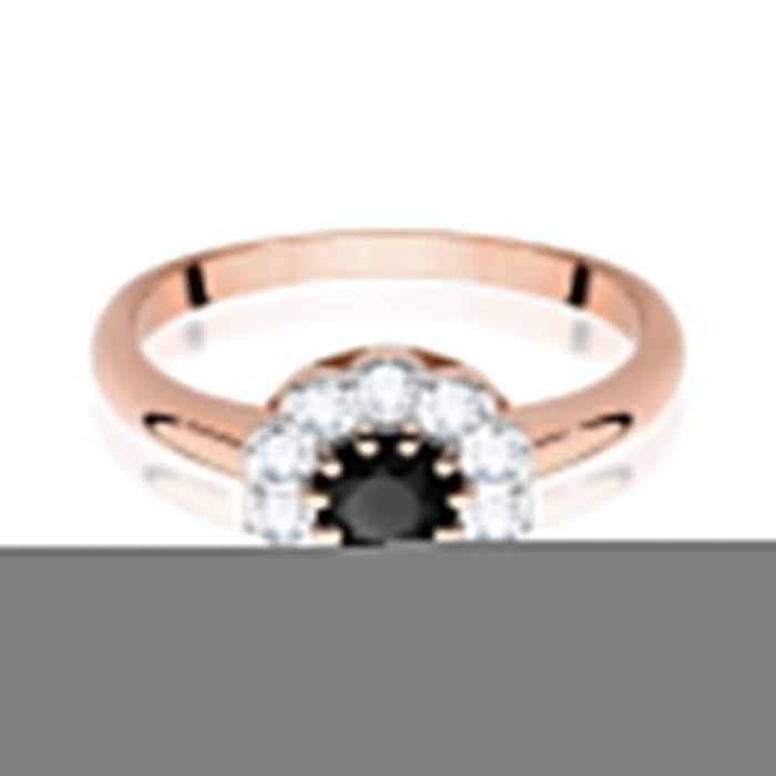 Inel Aur 14K W529 Diamant Negru 0.50ct