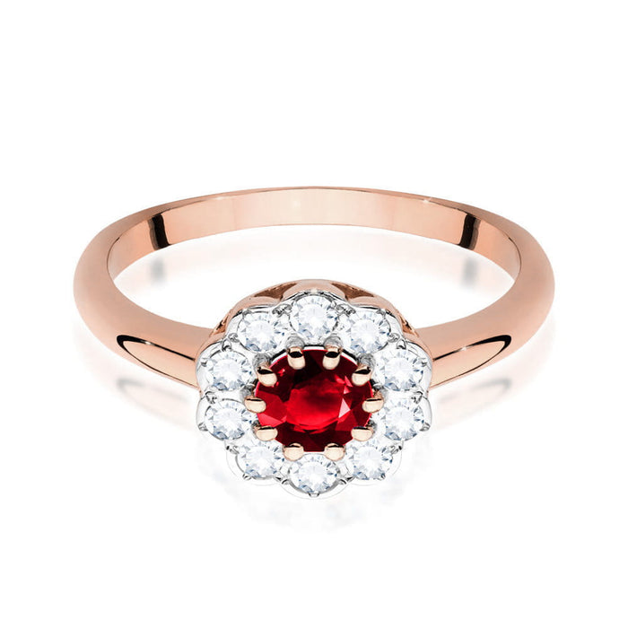 Inel Aur 14k cu Rubin 0.60 ct