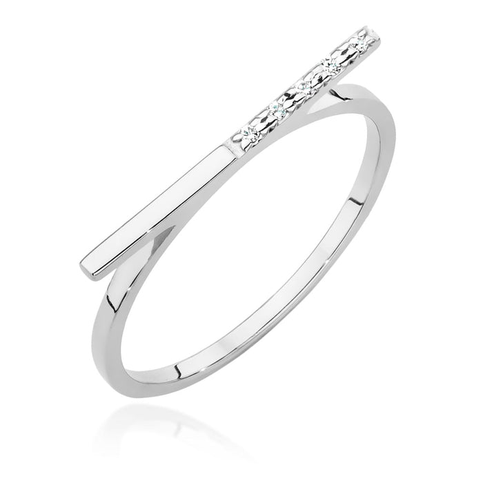 Inel Aur 14K cu Diamante Naturale 0.025 ct