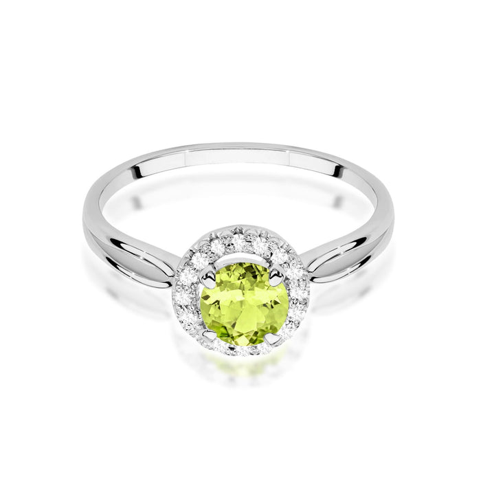 Inel Aur 14K W538 Peridot 0.90ct