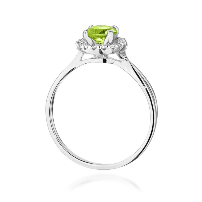 Inel Aur 14K W538 Peridot 0.90ct