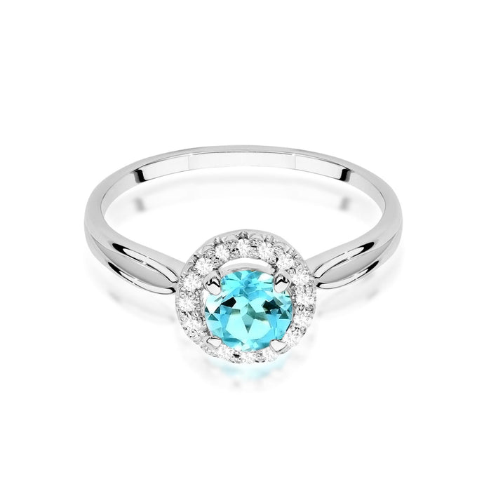 Inel Aur 14K W538 Topaz 0.80ct