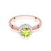 Inel Aur 14K W538 Peridot 0.90ct