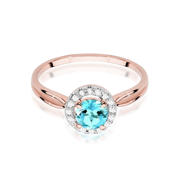 Inel Aur 14K W538 Topaz 0.80ct