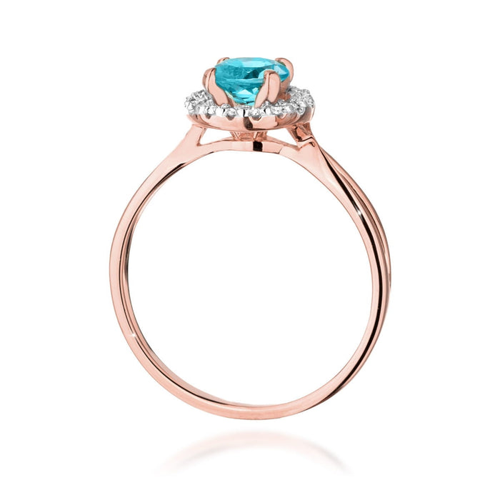 Inel Aur 14K W538 Topaz 0.80ct