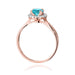 Inel Aur 14K W538 Topaz 0.80ct