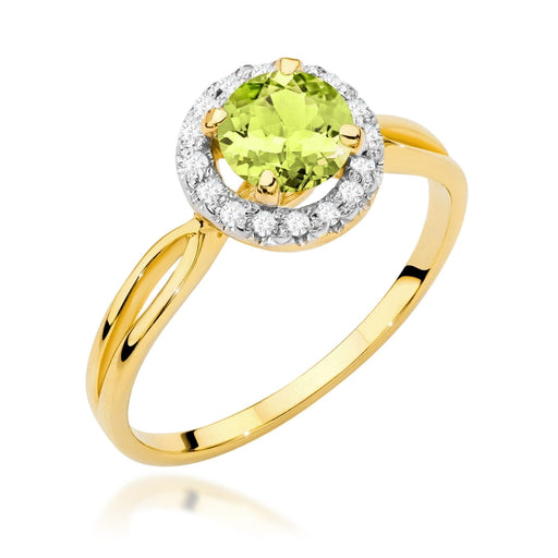 Inel Aur 14K W538 Peridot 0.90ct