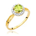 Inel Aur 14K W538 Peridot 0.90ct