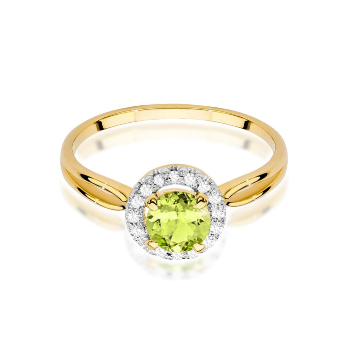 Inel Aur 14K W538 Peridot 0.90ct