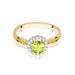 Inel Aur 14K W538 Peridot 0.90ct