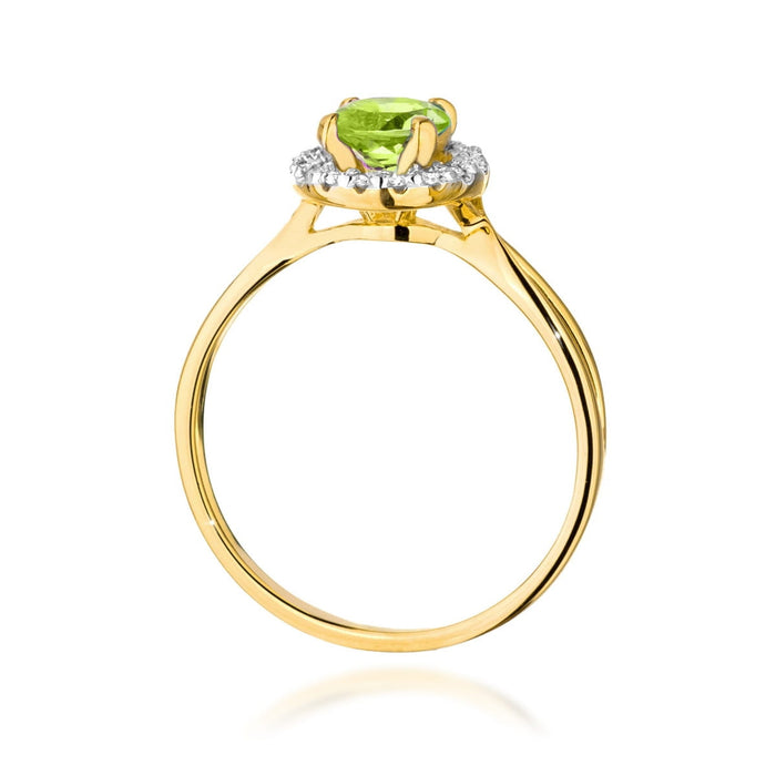 Inel Aur 14K W538 Peridot 0.90ct