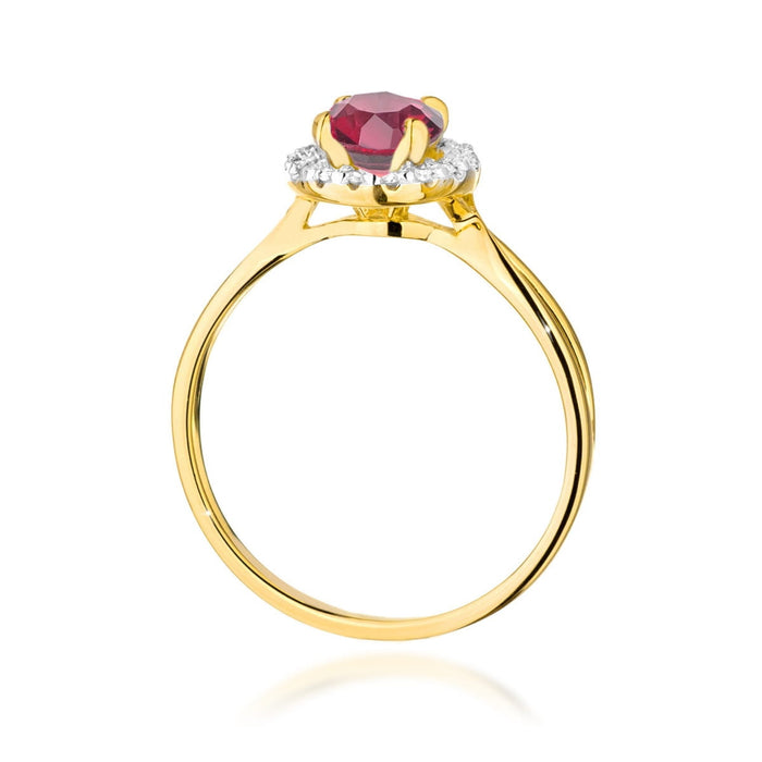 Inel Aur 14K W538 Rubin 1.20ct