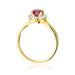 Inel Aur 14K W538 Rubin 1.20ct