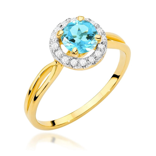 Inel Aur 14K W538 Topaz 0.80ct