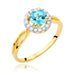 Inel Aur 14K W538 Topaz 0.80ct