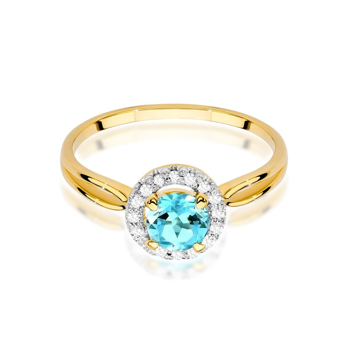 Inel Aur 14K W538 Topaz 0.80ct