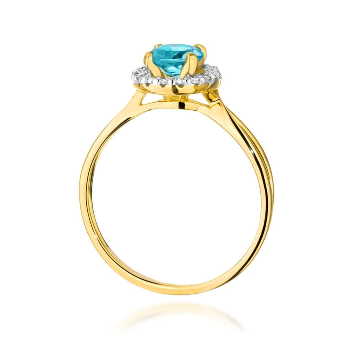 Inel Aur 14K W538 Topaz 0.80ct