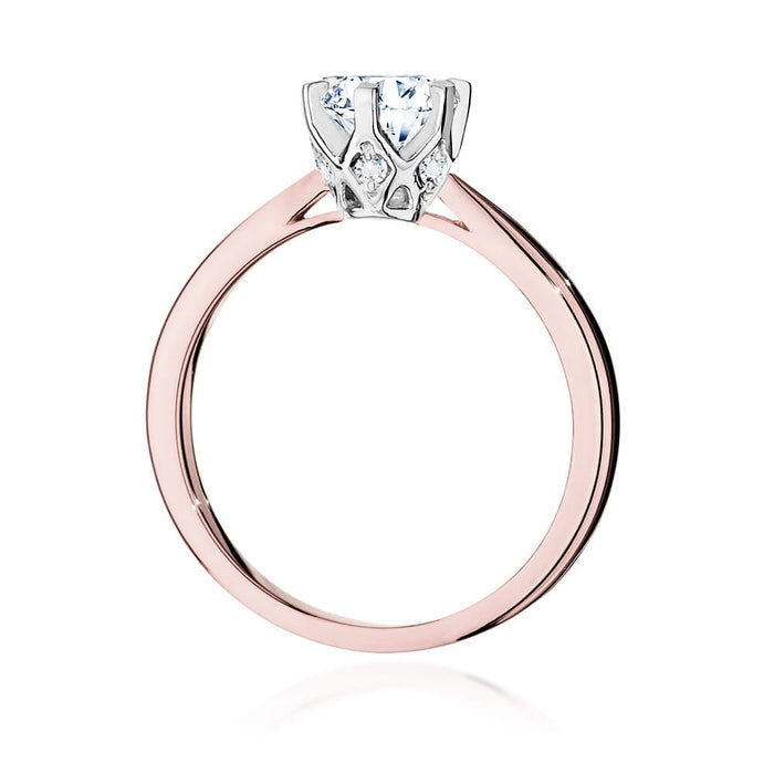 Inel Aur 14K cu Diamant Natural 0.70 ct