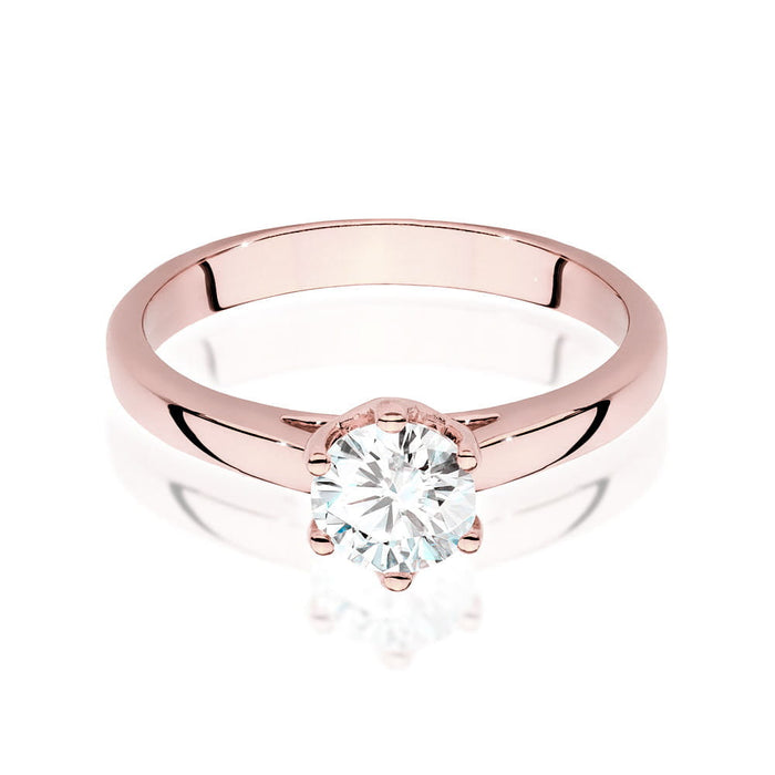 Inel Aur 14K cu Diamant Natural 0.70 ct