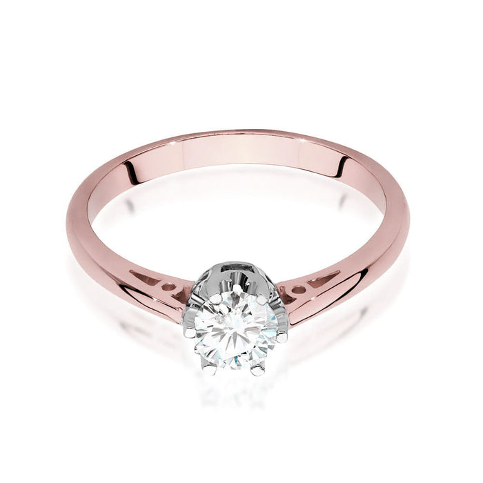 Inel Aur 14K cu Diamant Natural 0.40 ct