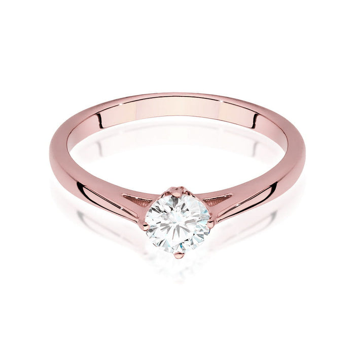 Inel Aur 14K cu Diamant Natural 0.40 ct