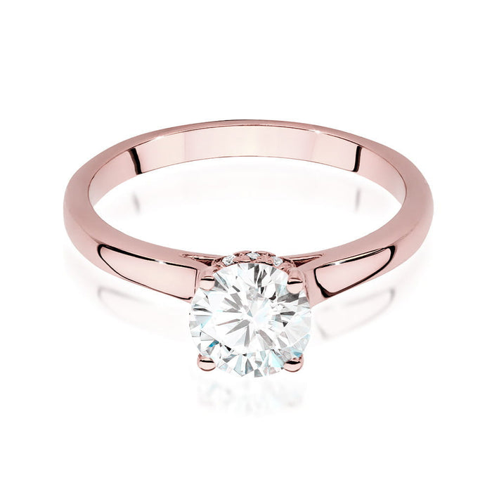 Inel Aur 14K cu Diamant Natural 1.0 ct