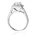 Inel Aur 14k cu Diamant 0.70 ct - Alb
