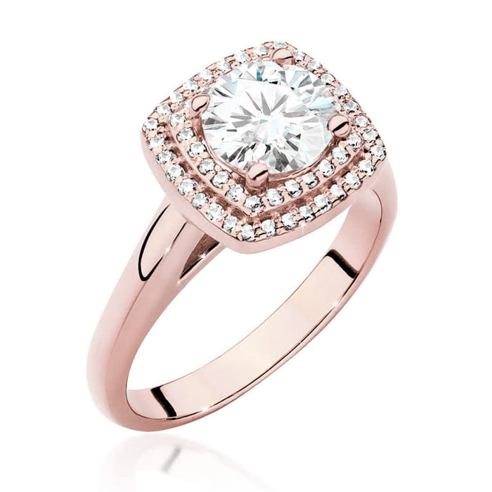 Inel Aur 14k cu Diamant Natural 1.28 ct