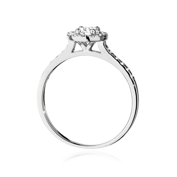 Inel Aur 14k cu Diamante Naturale 0.64 ct