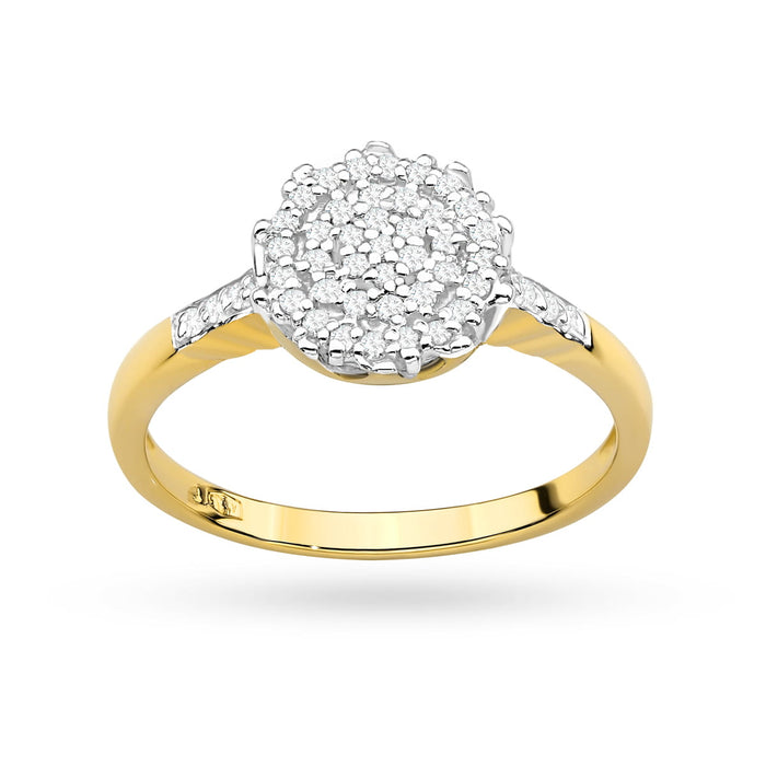 Inel Aur 14K cu Diamante Naturale 0.23 ct