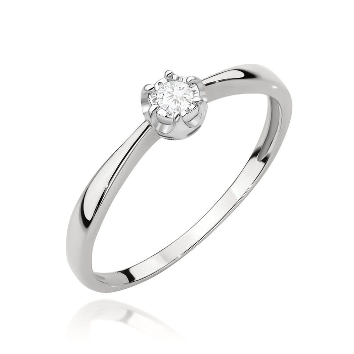 Inel Aur 14K W567 Diamant 0.06ct