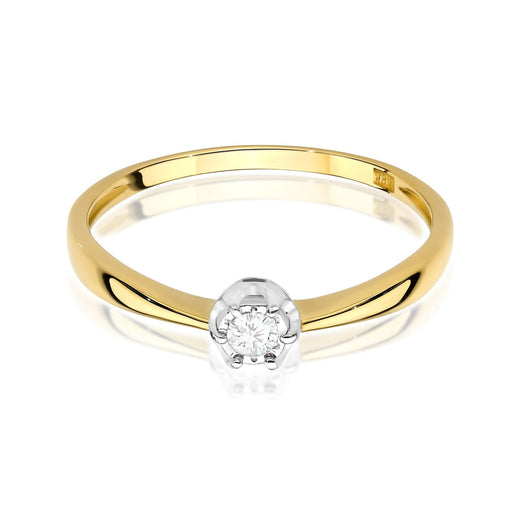 Inel Aur 14K W567 Diamant 0.06ct