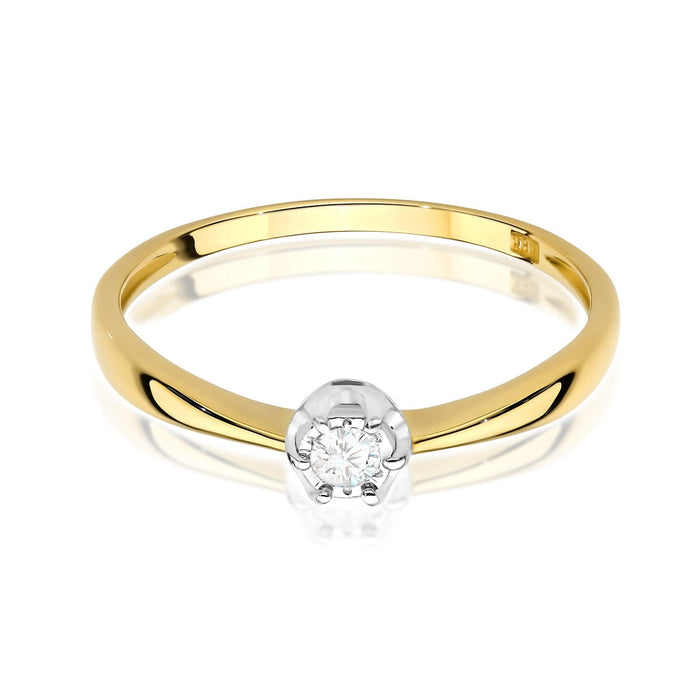 Inel Aur 14K W567 Diamant 0.06ct