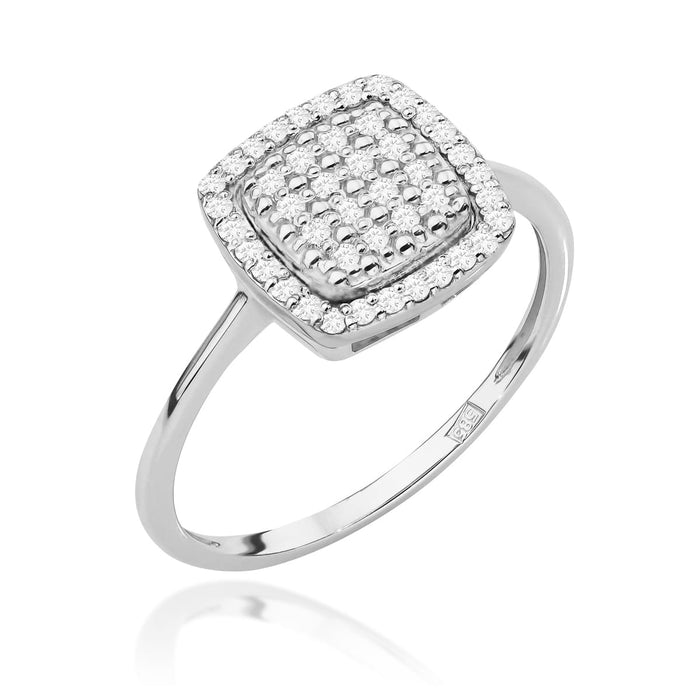Inel Aur 14K cu Diamante Naturale 0.28 ct