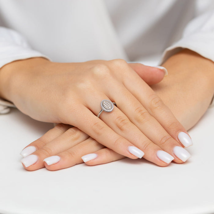 Inel Aur 14K cu Diamante Naturale 0.20 ct