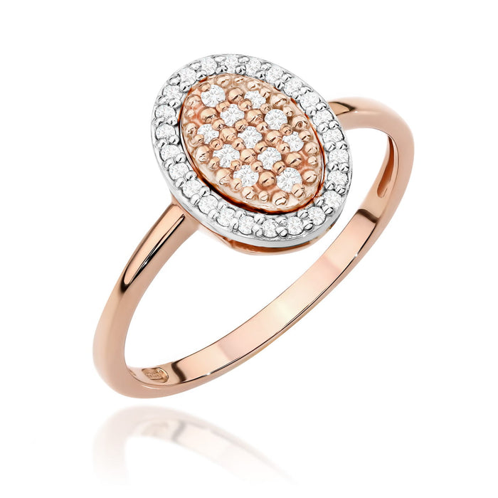 Inel Aur 14K cu Diamante Naturale 0.20 ct