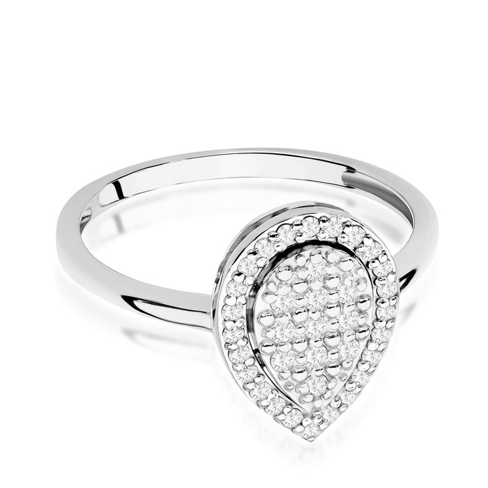 Inel Aur 14K cu Diamante Naturale 0.21 ct