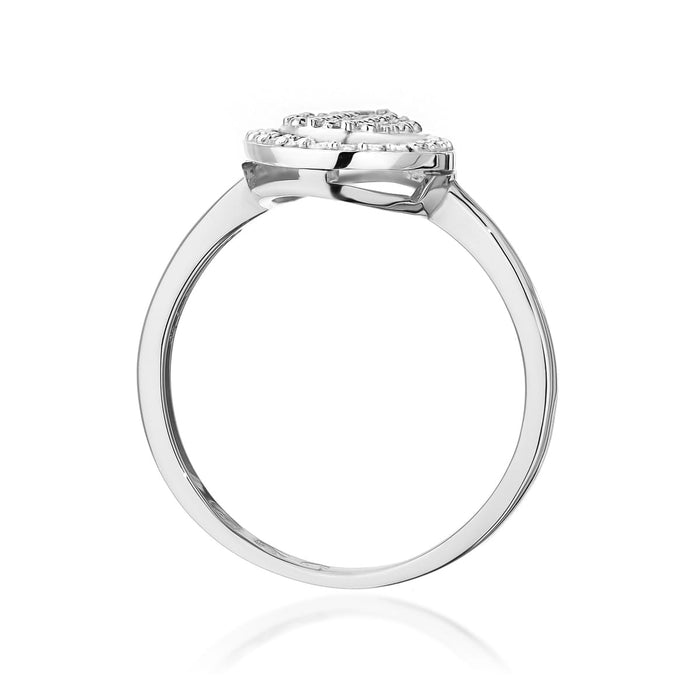 Inel Aur 14K cu Diamante Naturale 0.21 ct