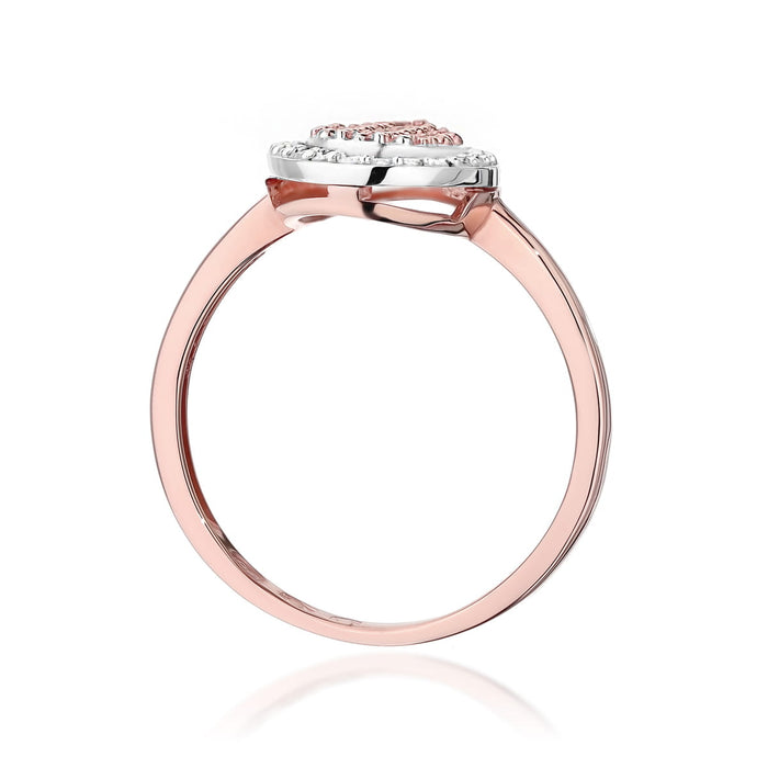 Inel Aur 14K cu Diamante Naturale 0.21 ct