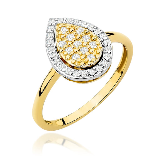 Inel Aur 14K cu Diamante Naturale 0.21 ct