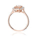 Inel Aur 14K cu Morganit 1.00 ct si Diamante Naturale 0.17 ct