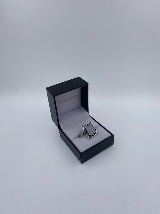 Inel Argint 925 cu Piatra Lunii Cabochon