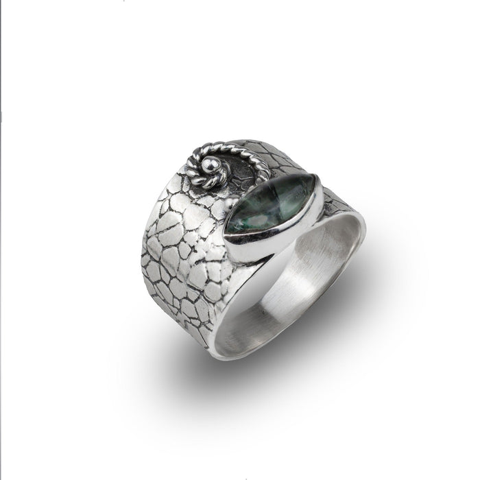 Inel Argint 925 cu Apatit Cabochon