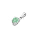 Pandantiv Aur 14K cu Smarald 0.40 ct si Diamant 0.0145 ct