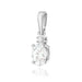 Pandantiv Aur 14K Diamant Laborator 0.40ct Oval Z0001
