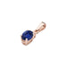 Pandantiv Aur 14K cu Safir 0.70 ct si Diamant 0.0145 ct