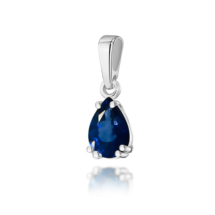 Pandantiv Aur 14K Z0006 Safir 0,60ct