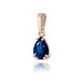 Pandantiv Aur 14K Z0006 Safir 0,60ct