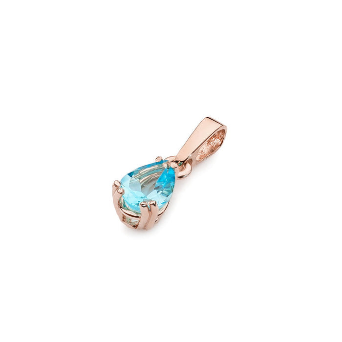 Pandantiv Aur 14K cu Topaz 0.90 ct